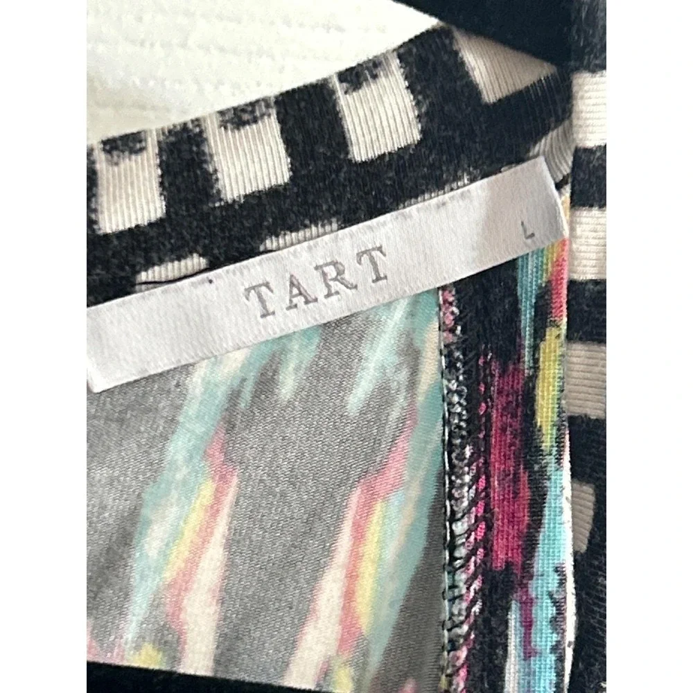 Tart Collections Halter Dress Womens Large Multicolor Geometric Boho Ikat T10070